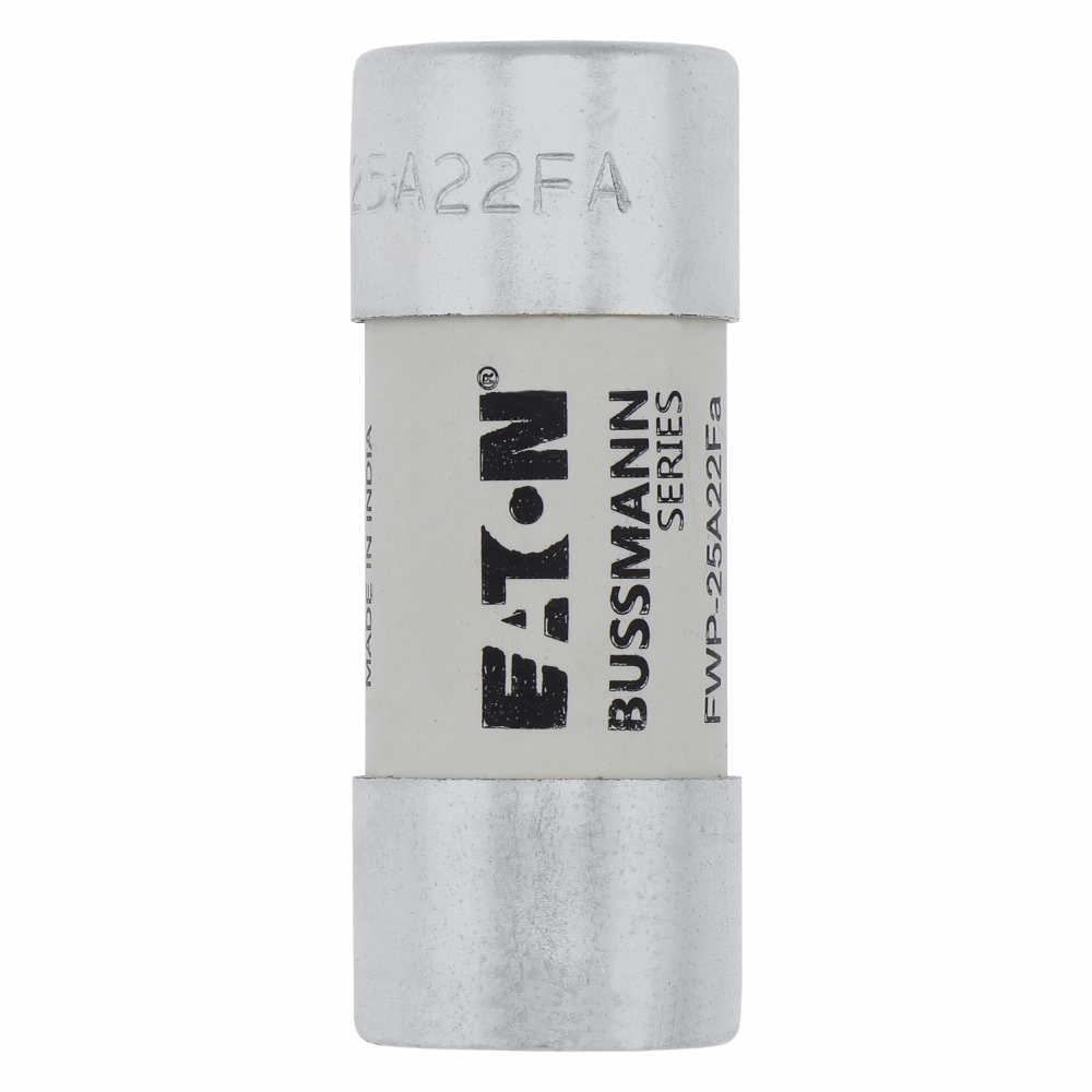 FWP-25A22F Fast Acting High Speed Fuse, 25 A, 700 V, 50 kA Interrupt, Class: aR, Cylindrical Body