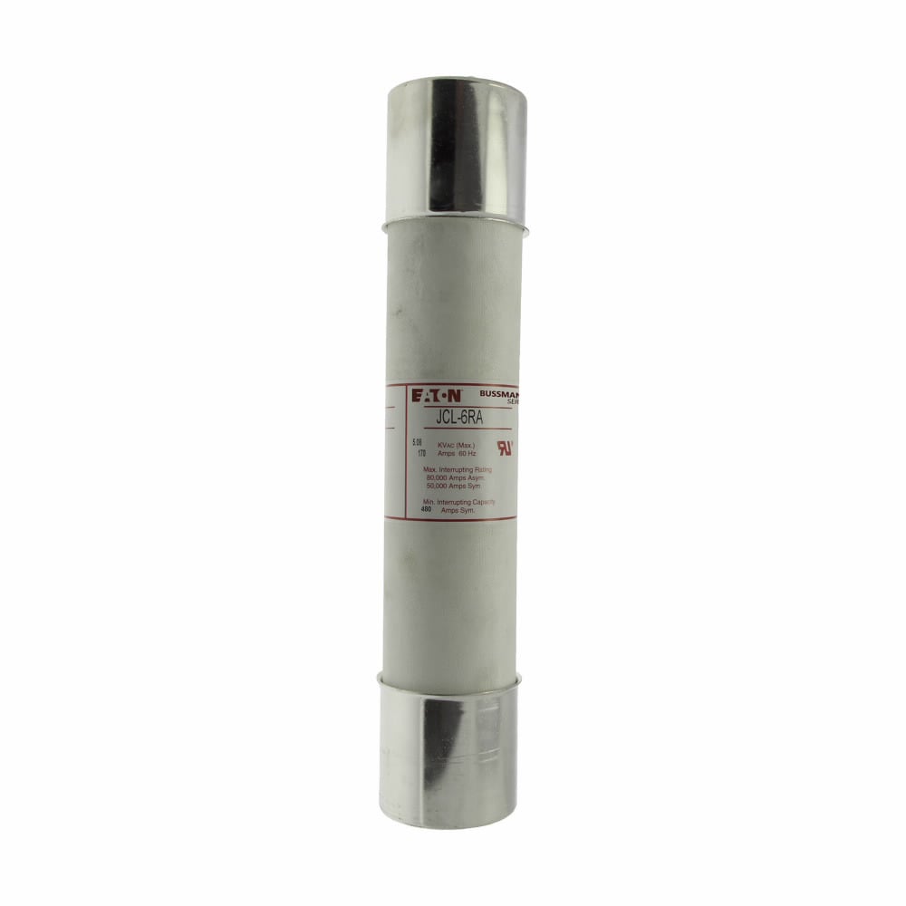 JCW-3E Current Limiting E-Rated Medium Voltage Single Barrel Fuse, 3 A, 2.4/5.5 kV, 40 kAIC Interrupt, Class: E