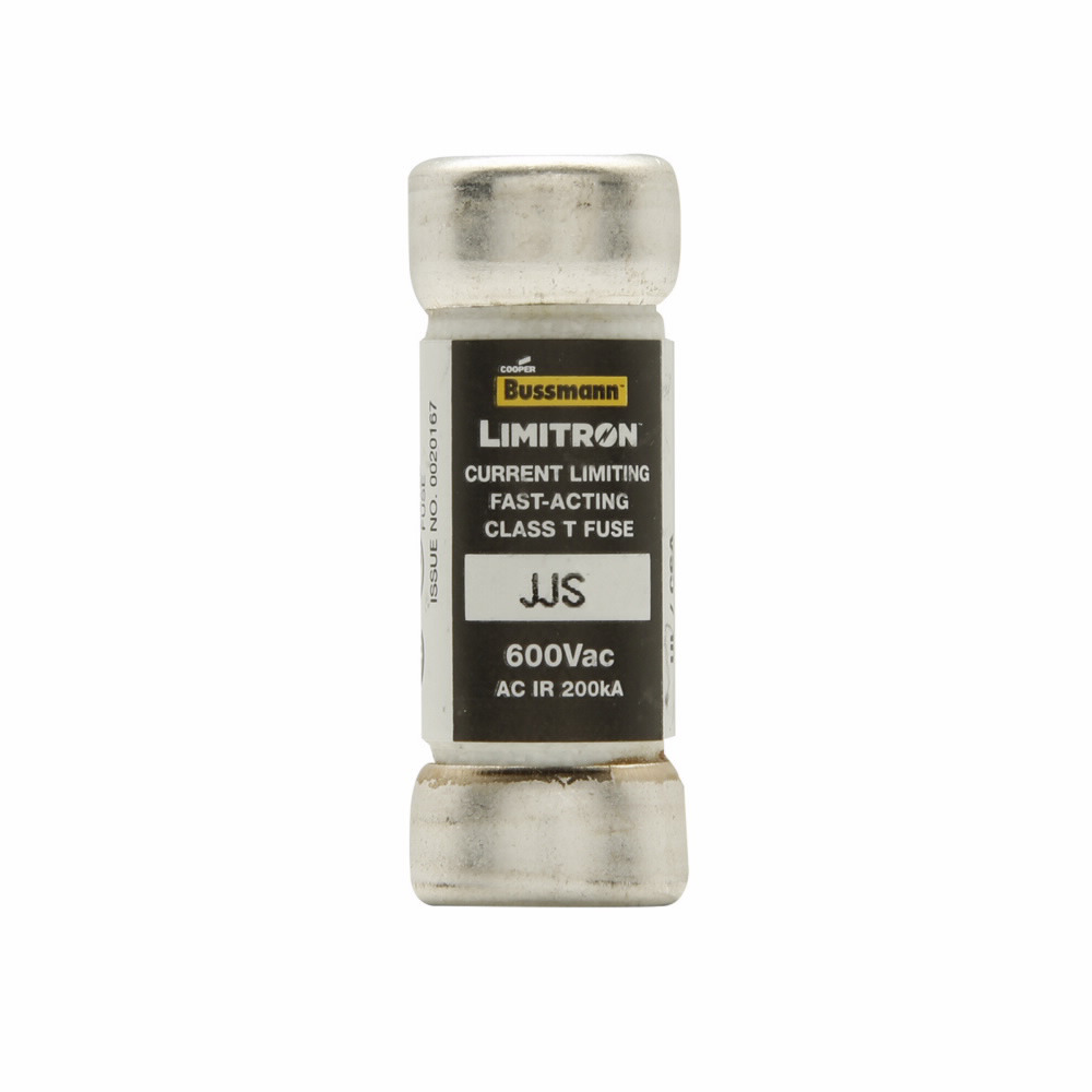 JJS-1 Limitron Fast Acting Current Limiting Fuse, 1 A, 600 V AC, 200 kA Interrupt, T Class, Cylindrical Body