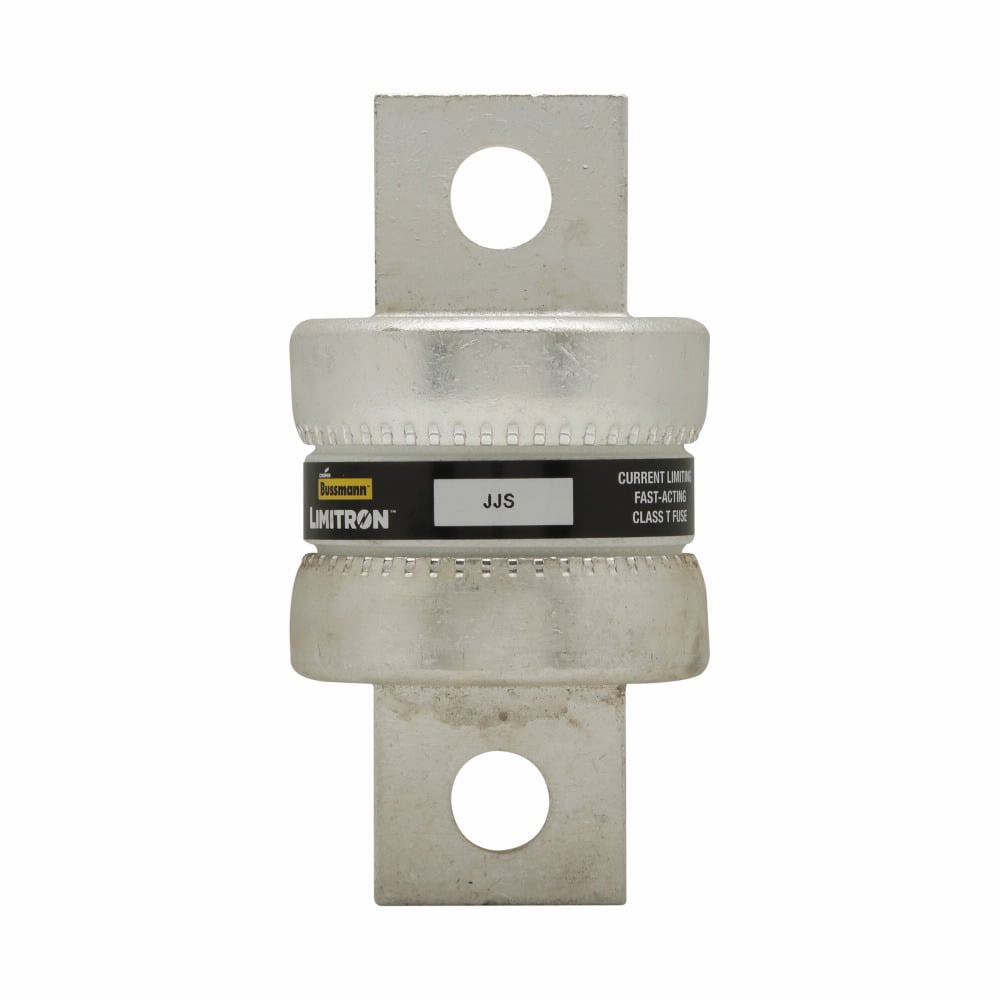Eaton Bussmann series JJS fuse, Current-limiting very fast acting fuse, Small footprint, VFD line protection, 500 A, Class T, Non-indicating, Bolted blade end x bolted blade end, 200 kAIC at 600 V, Standard, 1, 600 V