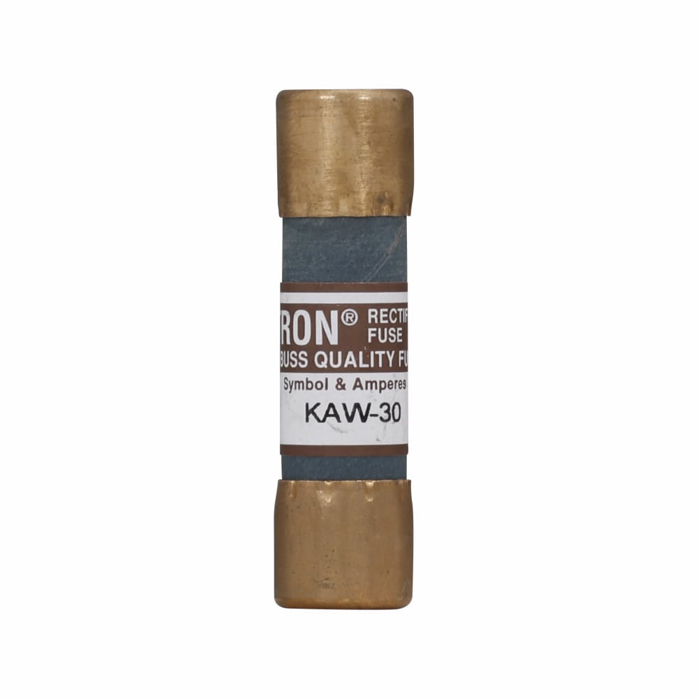 KAW-30 Tron Semiconductor High Speed Fuse, 30 A, 130 V AC, Class: Midget, Cartridge Body