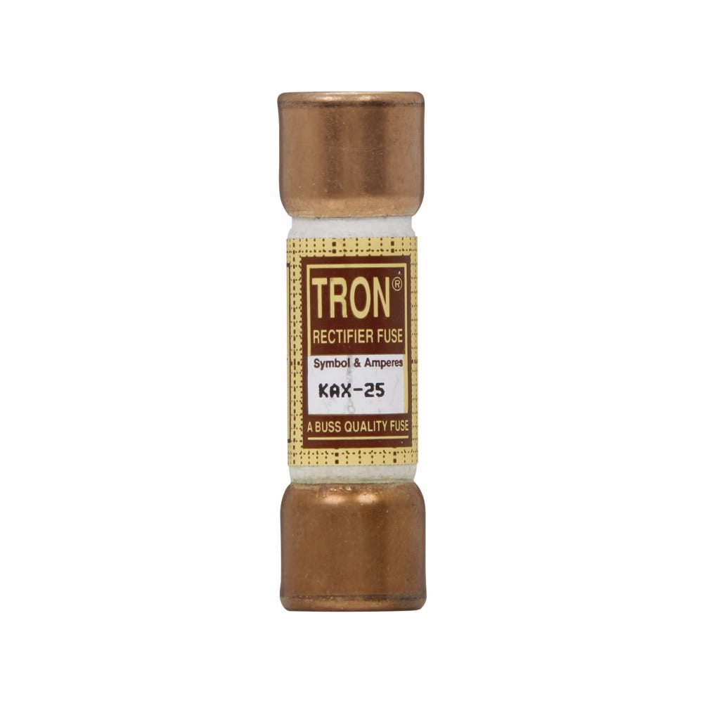 KAX-10 Tron Semi-Conductor Fuse, 10 A, 1.5 kV DC, Class: Midget, Cartridge Body