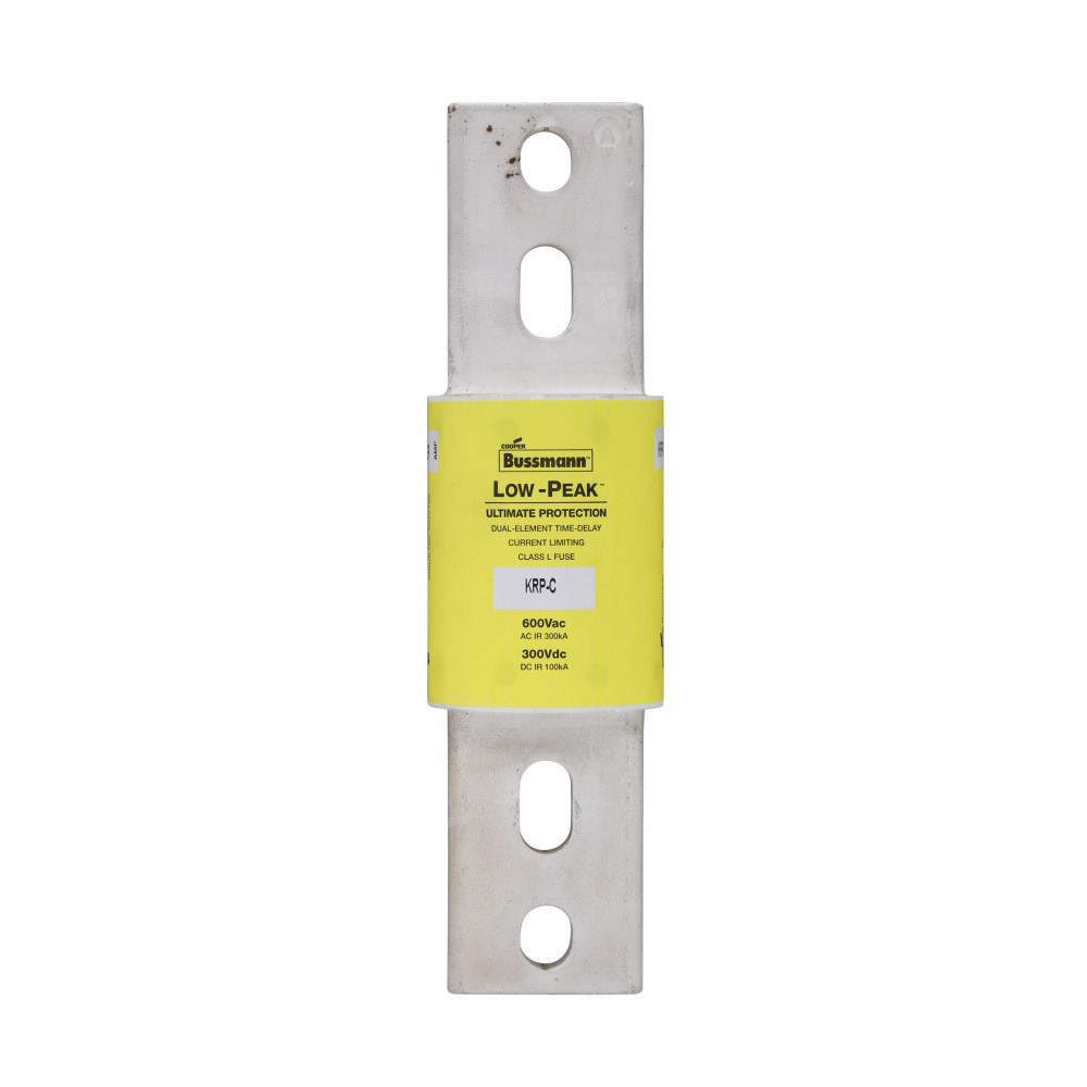 KRP-C-1600SP Low-Peak Current Limiting Time Delay Fuse, 1600 A, 600 V AC/300 V DC, 300/100 kAIC Interrupt, L Class, Cartridge Body