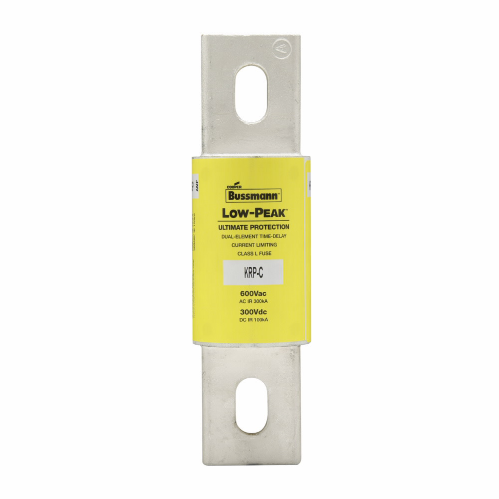 KRP-C-700SP Low-Peak Current Limiting Time Delay Fuse, 700 A, 600 V AC/300 V DC, 300/100 kAIC Interrupt, L Class, Cartridge Body