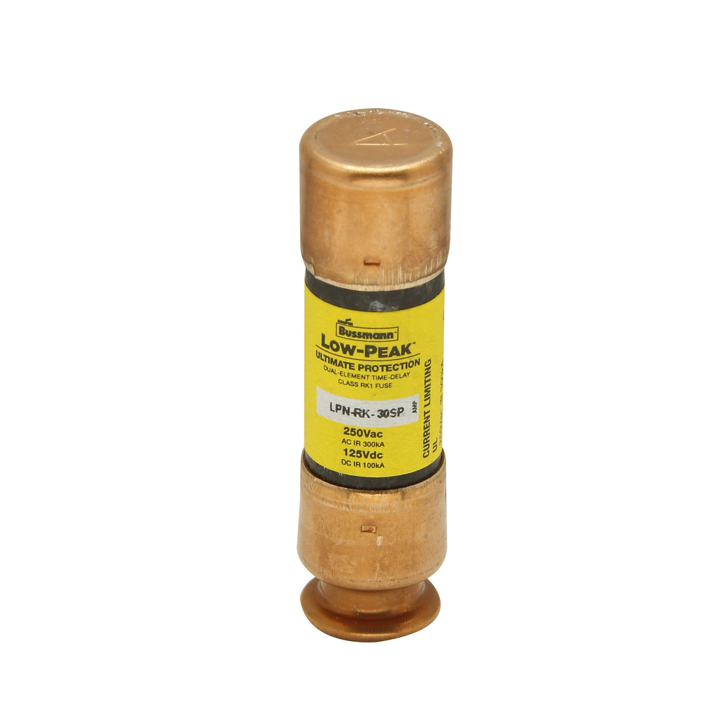 LPN-RK-1-4/10SP Low-Peak Current Limiting Low Voltage Fast Acting Time Delay Fuse, 1.4 A, 250 V AC/125 V DC, 300/100 kAIC Interrupt, RK1 Class, Cartridge Body