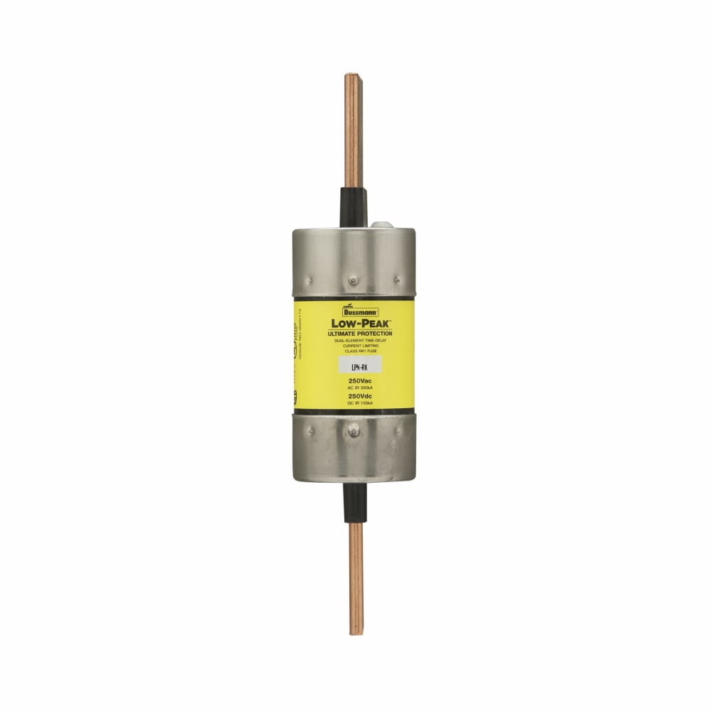 LPN-RK-175SP Low-Peak Current Limiting Time Delay Fuse, 175 A, 250 V AC/DC, 300/100 kAIC Interrupt, RK1 Class, Cartridge Body