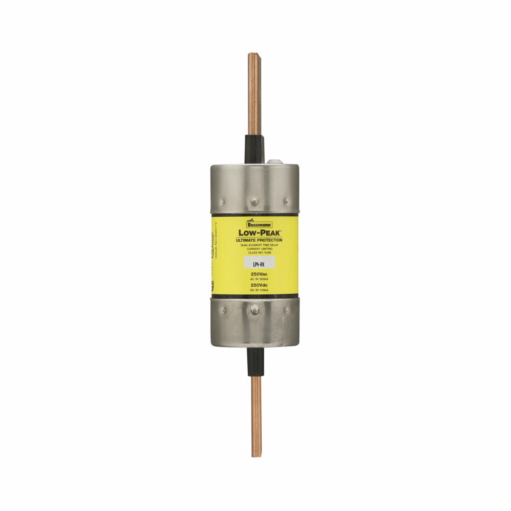 LPN-RK-200SP Low-Peak Current Limiting Time Delay Fuse, 200 A, 250 V AC/DC, 300/100 kAIC Interrupt, RK1 Class, Cartridge Body