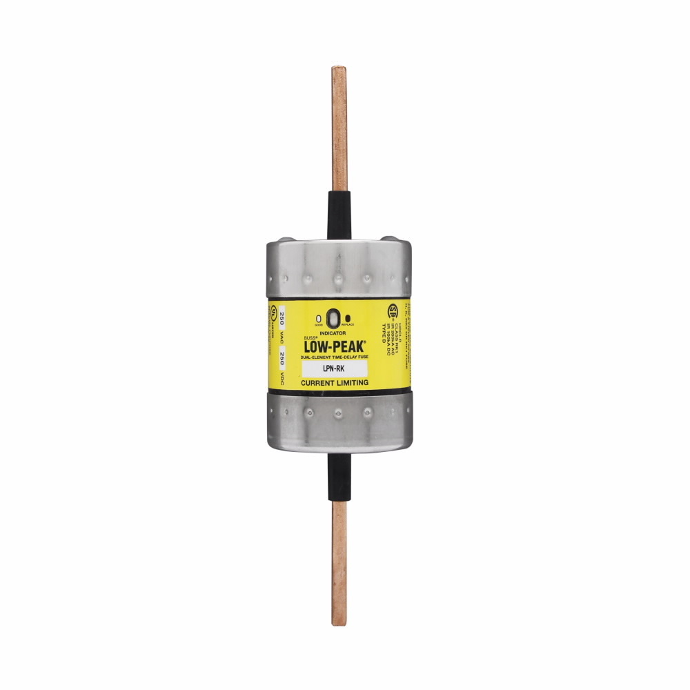 LPN-RK-400SPI Low-Peak Current Limiting Time Delay Fuse, 400 A, 250 V AC/DC, 300/100 kAIC Interrupt, RK1 Class