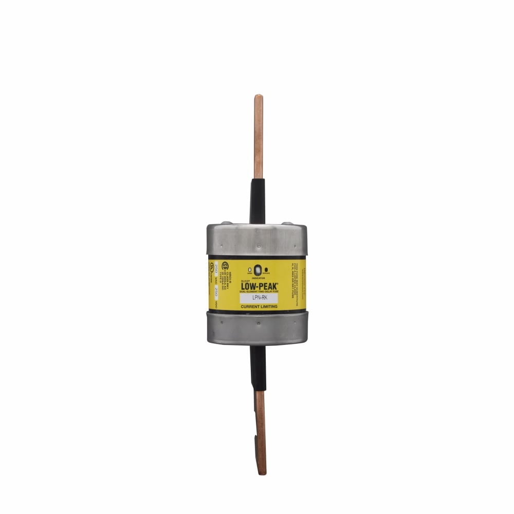Eaton Bussmann series LPN-RK fuse, Low-peak fuse, 500 A, Dual, Class RK1, With Indicator, Time delay,Current-limiting, 300 kAIC at 250 V,100 kAIC at 250 Vdc, Standard, 1, 250 V, 250 Vdc