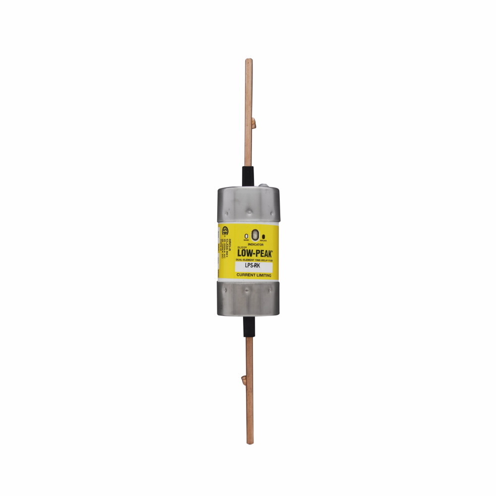 LPS-RK-110SPI Low-Peak Current Limiting Time Delay Fuse, 110 A, 600 V AC/300 V DC, 300/100 kAIC Interrupt, RK1 Class