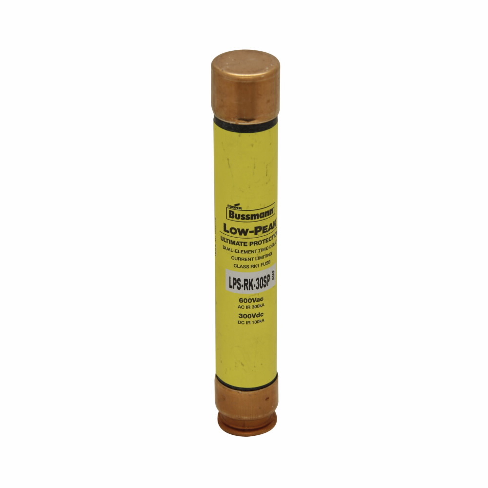 LPS-RK-3-2/10SP Low-Peak Current Limiting Time Delay Fuse, 3.2 A, 600 V AC/300 V DC, 300/100 kAIC Interrupt, RK1 Class, Cartridge Body