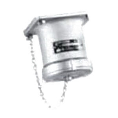 Grounding Style 2 AE Series Screw Cap Receptacle; 60 Amp, 600 Volt AC/250 Volt DC, 4-Pole, 3-Wire, Pressure Wire Terminal