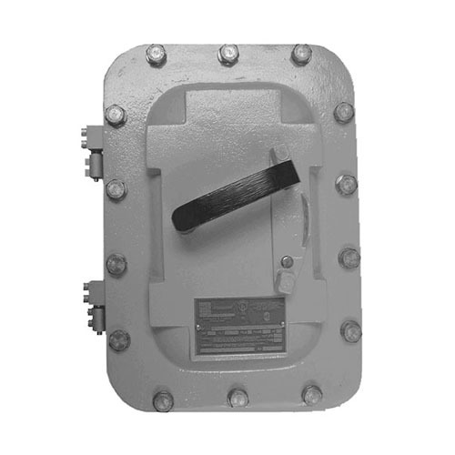 AEAB3036FDS Fused Hazardous Location Disconnect Switch, 600 VAC, 125/250 VDC, 30 A, 25 hp, 7-1/2 hp, 3PST Contact, 3 Poles