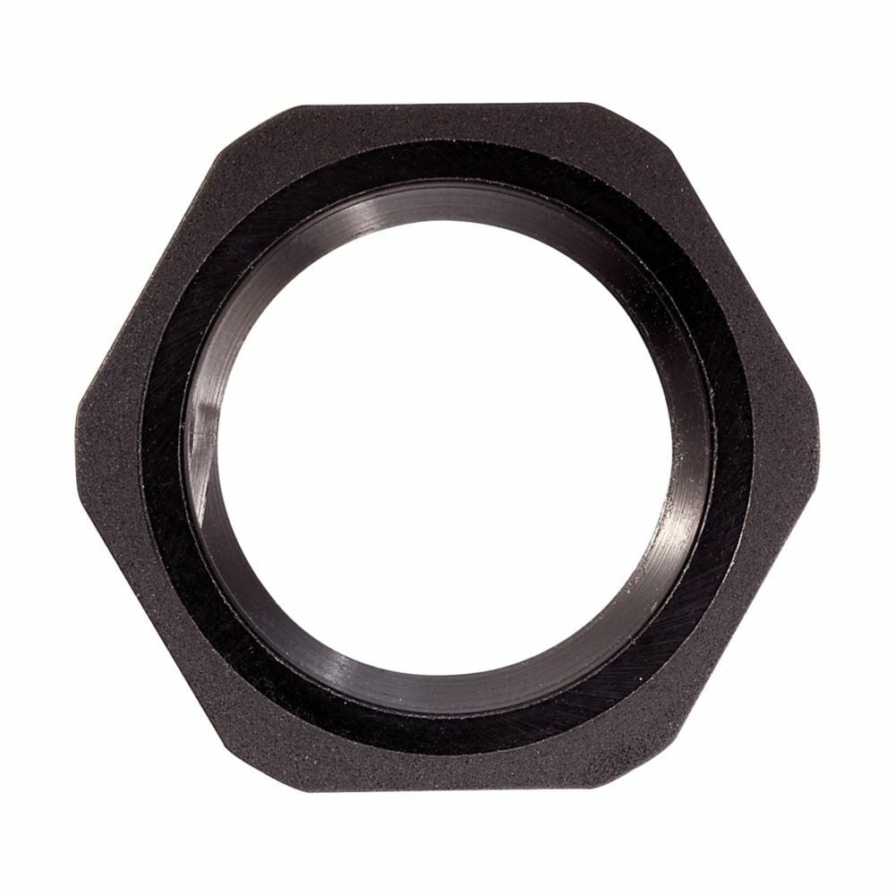 13N Non-Metallic Conduit Locknut, 1 in, For Use With NCG Series Watertight Non-Metallic Cord Grip, Polyamide 6