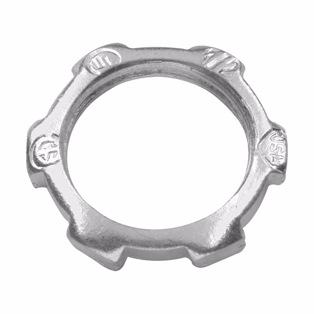 15 Conduit Locknut, 1-1/2 in, For Use With Rigid/IMC Conduit, Steel