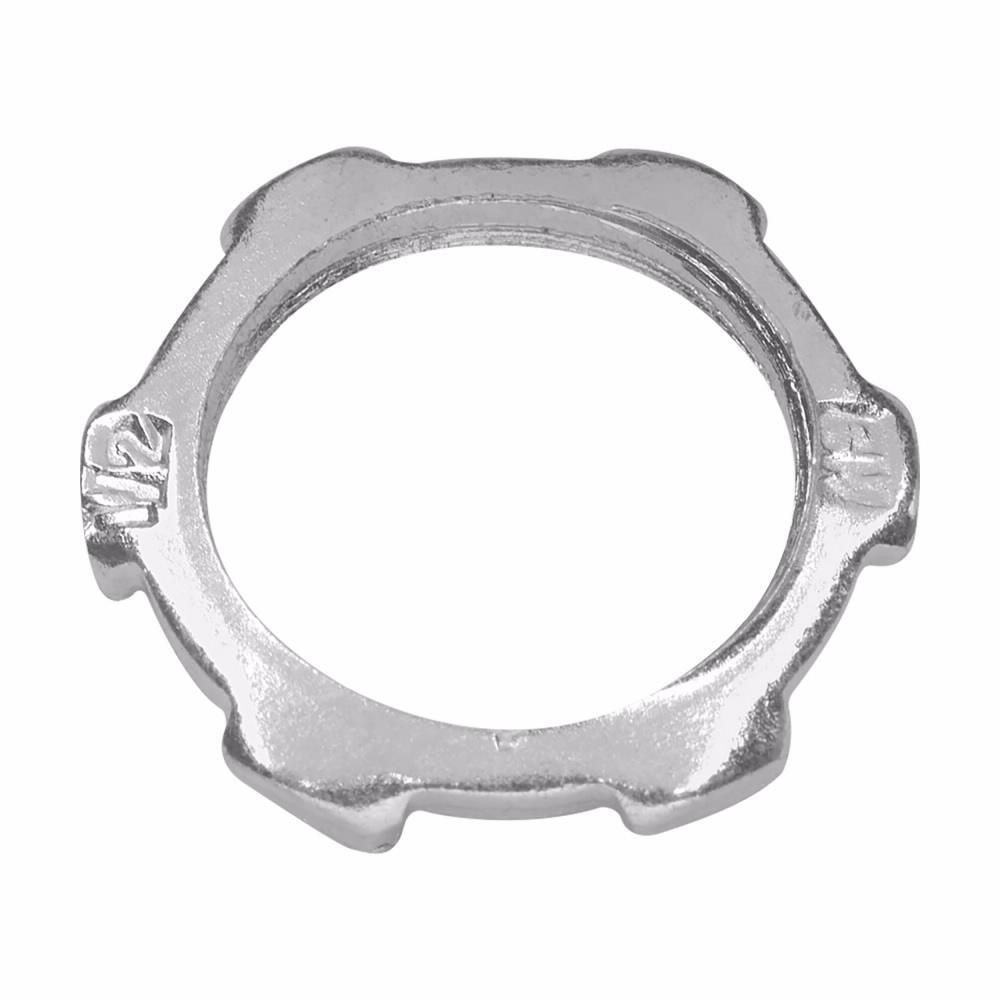 17X Thin Construction Conduit Locknut, 2-1/2 in, For Use With Rigid/IMC Conduit, Steel