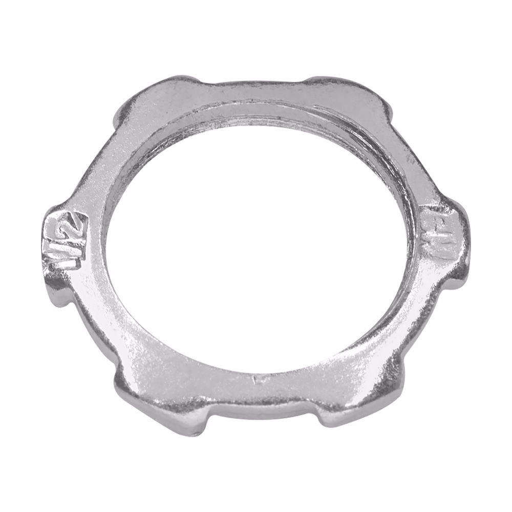 20X Thin Construction Conduit Locknut, 4 in, For Use With Rigid/IMC Conduit, Steel