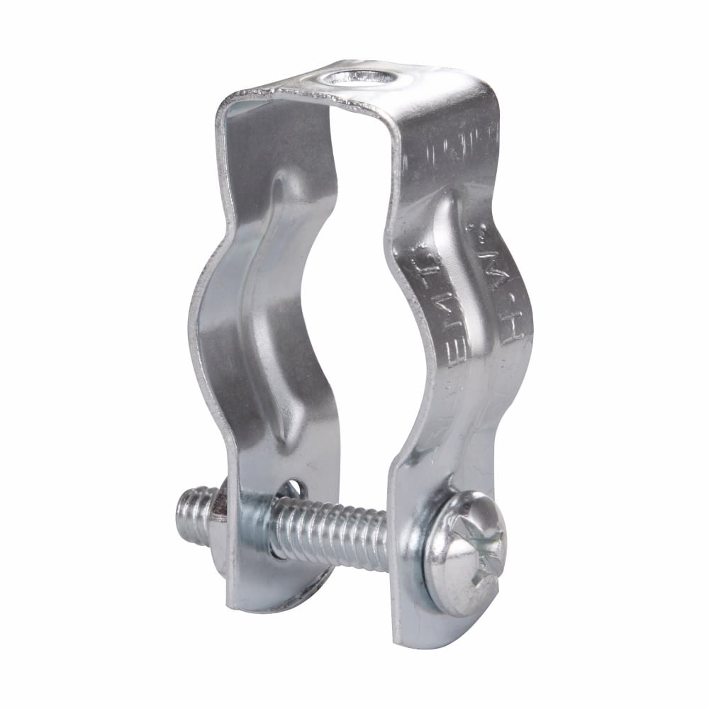 3 B Cable and Conduit Hanger With Bolt, 1-1/4 in, For Use With Rigid/EMT/IMC Conduit, Steel