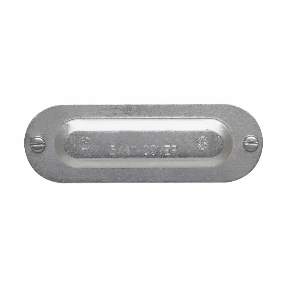 450 Condulet Cover, 1-1/4 in, 1-1/2 in Hub, For Use With Condulet Rigid/IMC/EMT Bodies, Die Cast Copper-Free Aluminum, Epoxy Powder Coated
