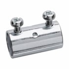 Eaton Crouse-Hinds series EMT set screw type coupling, EMT, Zinc plated steel, 1/2"