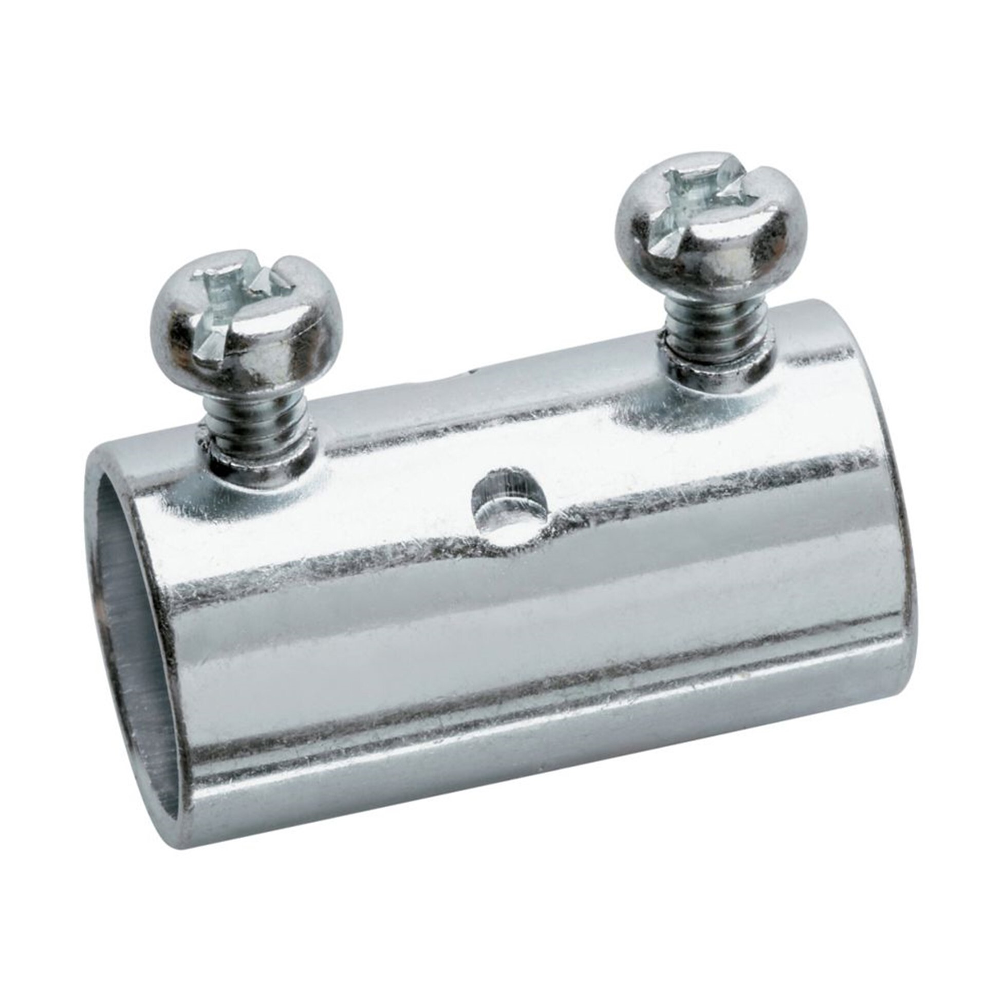 461 Setscrew Thin Wall Conduit Coupling, 3/4 in, For Use With EMT Conduit, Steel, Zinc Plated