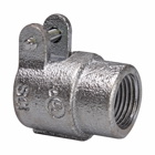 Eaton Crouse-Hinds series rigid/IMC combination coupling, Flexible steel (squeeze type) to rigid (threaded), Rigid/IMC, Malleable iron, Combination type, 3/4"-3/4"