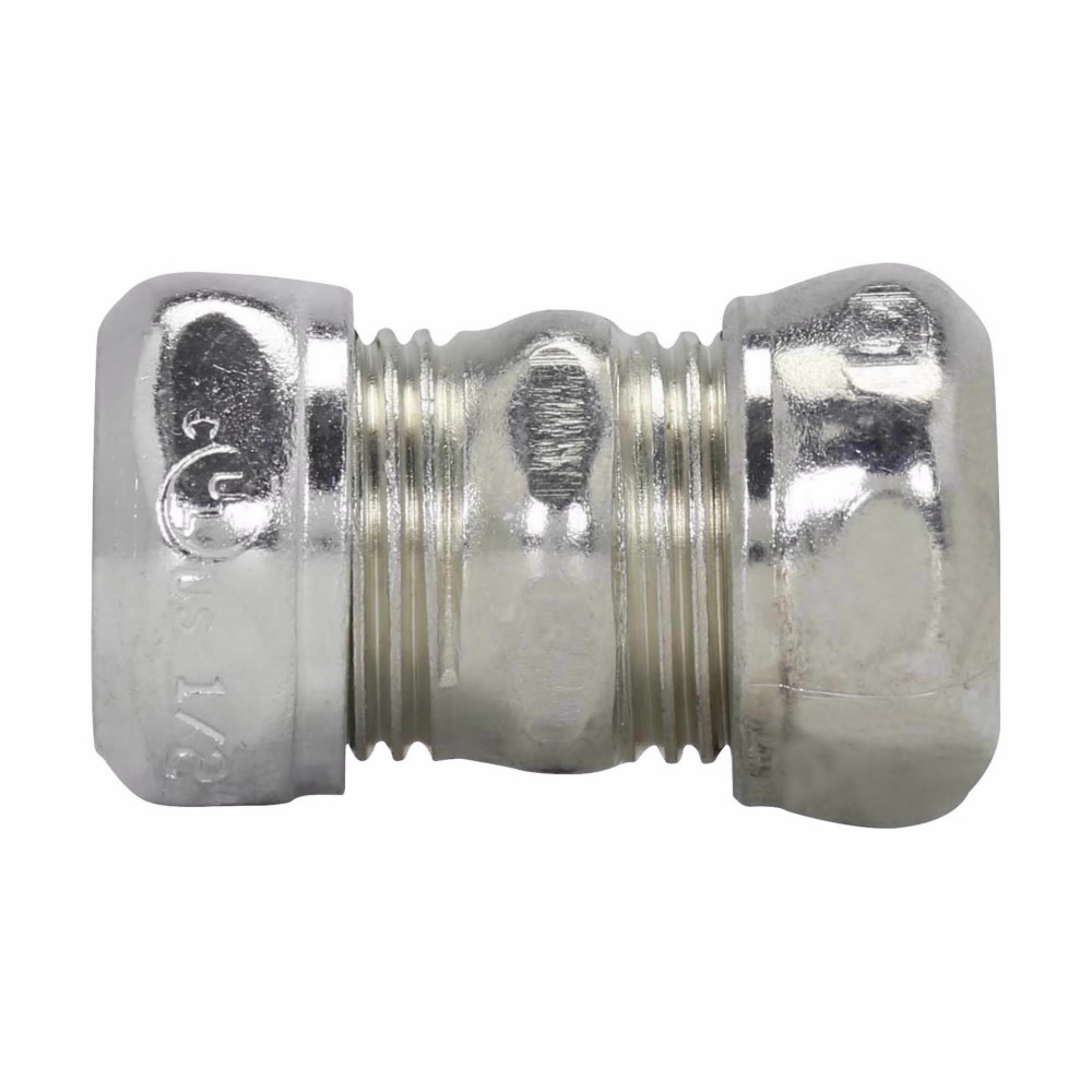 667 Compression Coupling, 3 in, For Use With EMT Conduit, Steel, Zinc Plated