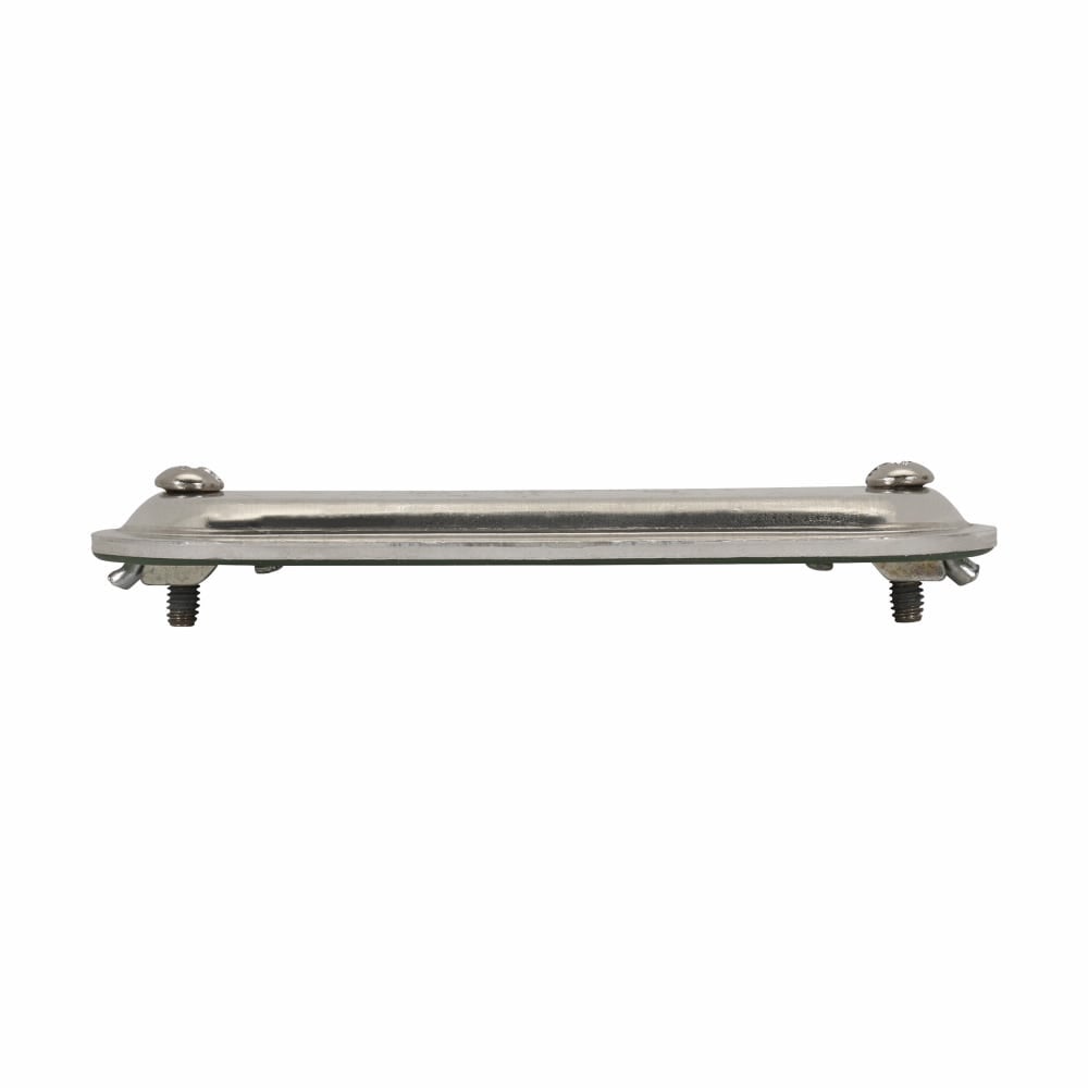 670GSA Condulet Form 7 Cover With Neoprene Integral Gasket, 2 in Hub, For Use With Rigid Conduit Body, Sheet Aluminum, Electro-Galvanized/Aluminum Acrylic Painted