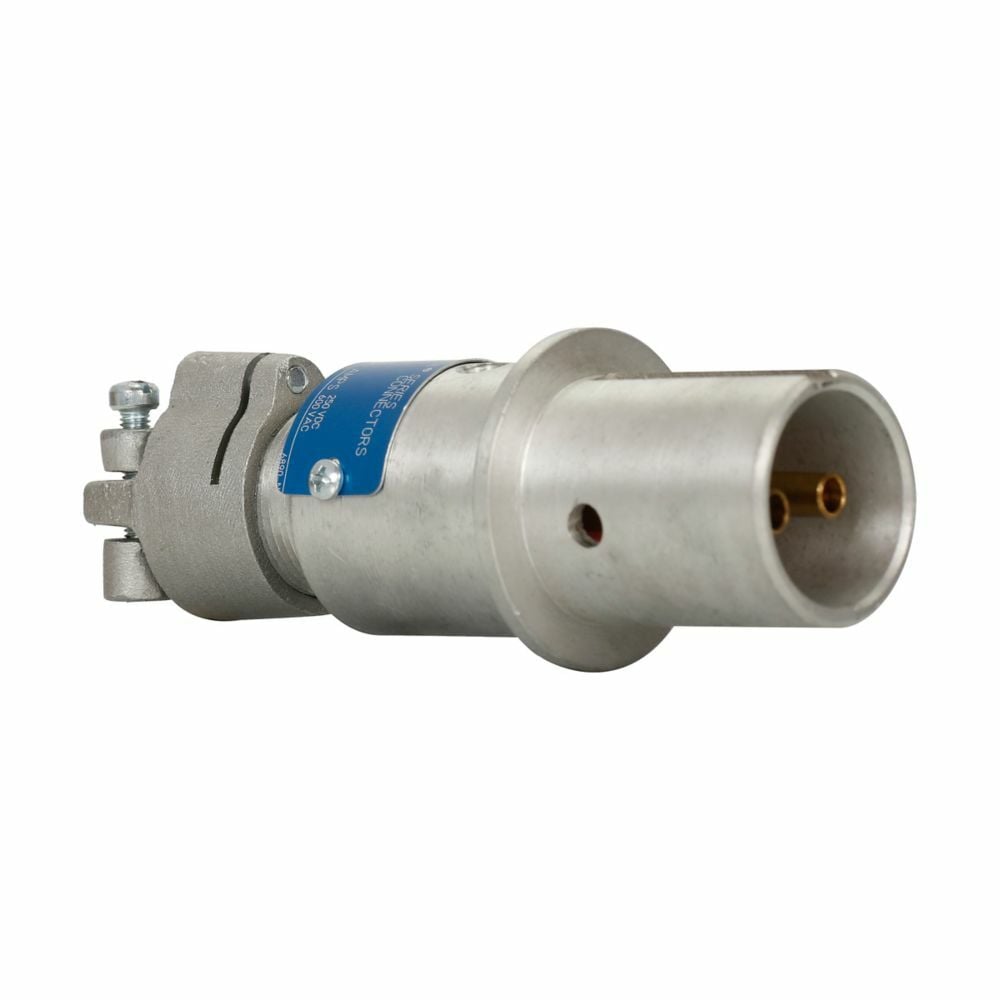 APJ2251 Arktite Grounding Style 1 Heavy Duty Watertight Weatherproof Mating Plug With Fastening Ring, 600 VAC/250 VDC, 20 A, 2 Poles, 2 Wires, Natural