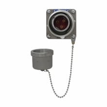 APQ638 Watertight Motor Plug, For Use With Portable Electric Equipment, Feraloy Iron Alloy