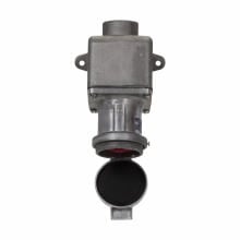 ARE3412 Arktite Grounding Style 1 Heavy Duty Watertight Receptacle Assembly With Spring Door, 600 VAC/250 VDC, 30 A, 4 Poles, 4 Wires, Natural