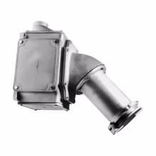 AREX40417 Arktite Grounding Style 1 Heavy Duty Weatherproof Pin and Sleeve Receptacle Assembly, 600 VAC/250 VDC, 400 A, 4 Poles, 4 Wires, Natural