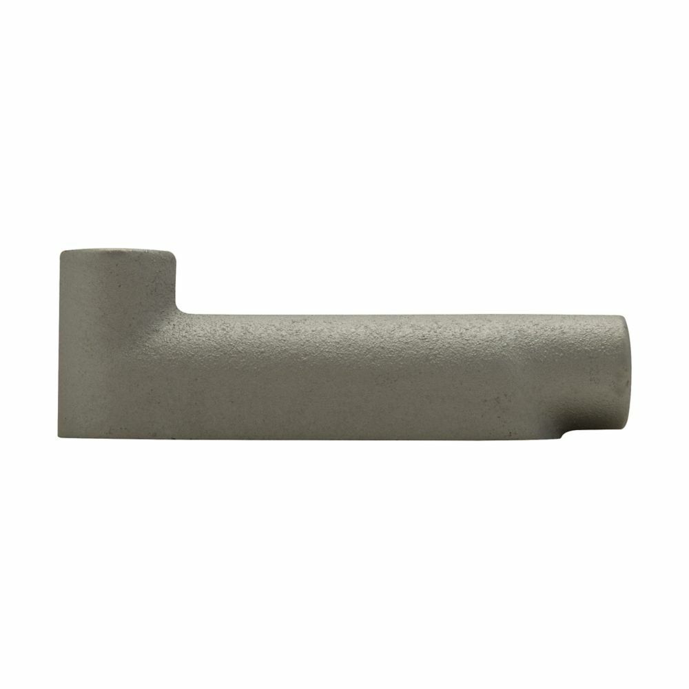 BLB3 Condulet Type BLB Mogul Conduit Body, 1 in Hub, Feraloy Iron Alloy, Aluminum Acrylic Painted/Electro-Galvanized