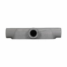 BT3 Condulet Type T Mogul Conduit Body, 1 in Hub, Feraloy Iron Alloy, Aluminum Acrylic Painted/Electro-Galvanized