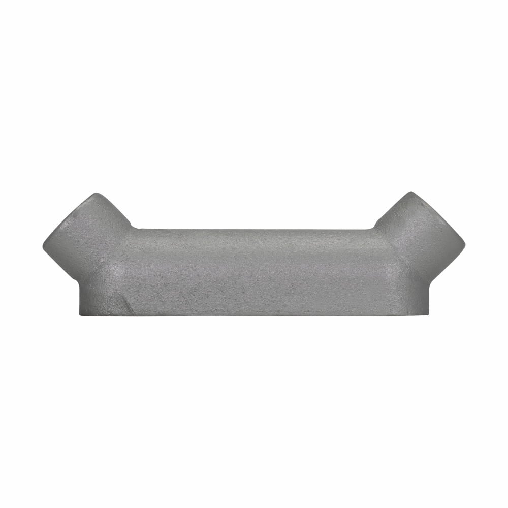 BUB3 Condulet Type BUB Mogul Conduit Body, 1 in Hub, Feraloy Iron Alloy, Aluminum Acrylic Painted/Electro-Galvanized