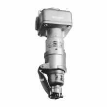CES4234 Arktite 3-Phase Grounding Style 2 Explosionproof Factory Sealed Through-Feed Receptacle With Spring Door, 120 to 240/480 VAC, 30/60 A, 4 Poles, 3 Wires
