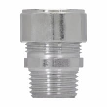 CG100 750 CG Series Color Coded Straight Cord Grip Connector, 1 in Trade, 0.65 to 0.75 in Cable Openings, Steel, Electro-Galvanized