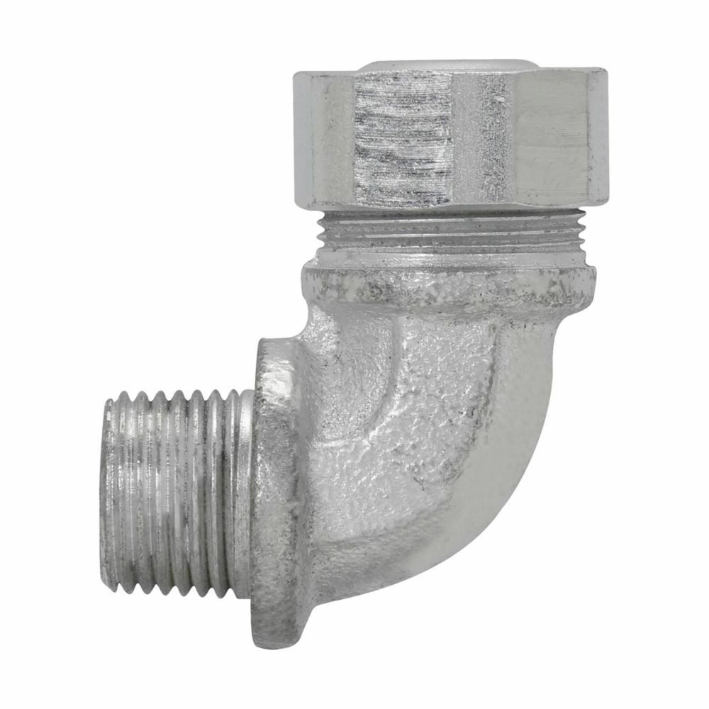CG5090 250 CG Series 90 deg Color Coded Cord Grip Connector, 1/2 in Trade, 0.15 to 0.25 in Cable Openings, Steel, Electro-Galvanized