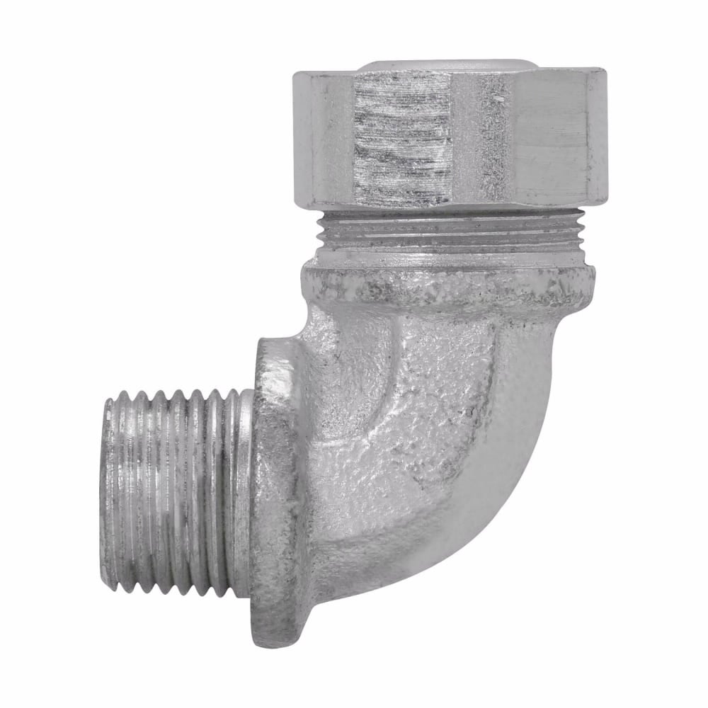 CG7590 450 CG Series 90 deg Color Coded Cord Grip Connector, 3/4 in Trade, 0.35 to 0.45 in Cable Openings, Steel, Electro-Galvanized