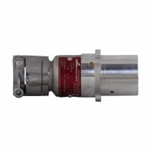 CPH7933 Arktite Grounding Style 1 Explosionproof Factory Sealed Watertight Reverse Interior Pin and Sleeve Plug, 600 VAC/250 VDC, 60 A, 3 Poles, 2 Wires, Natural