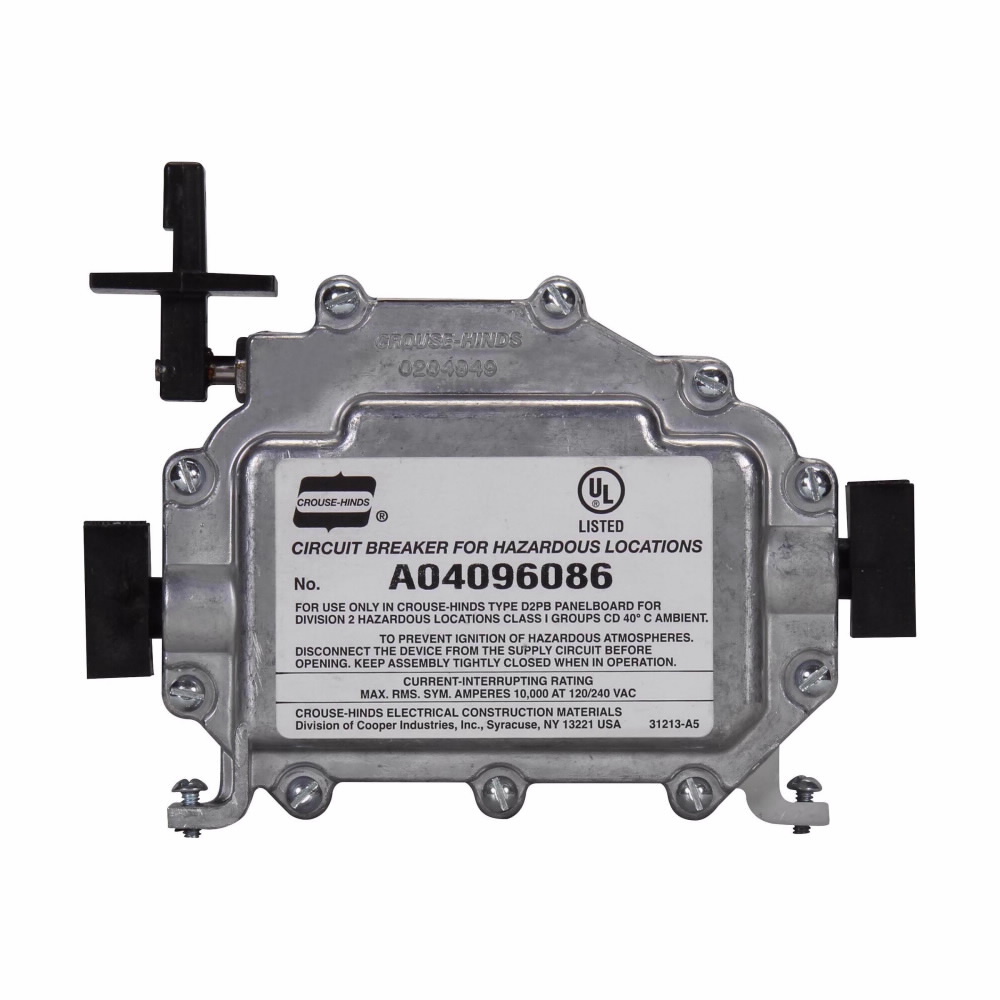 D2CB11 15 Replacement Panelboard Circuit Breaker Assembly, 120/240 VAC, 15 A, 1 Poles