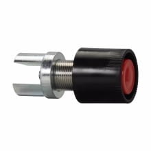DEV12R FlexStation 1-Button Standard Pushbutton Front Operator, 2 Contacts, Red