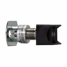 DEV22 FlexStation 2-Button Selector Switch Standard Pushbutton Operator With Standard Lockout, 2NO-1NC Contact, 3 Positions, 2 Contacts, Black