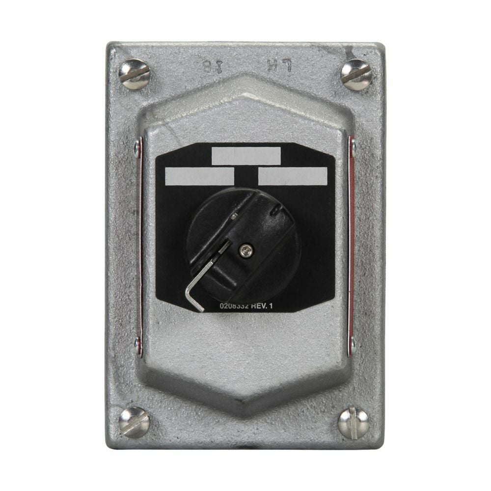 DSD925 2-Circuit Explosionproof Factory Sealed Selector Switch Cover and Device Sub-Assembly, 5 in L x 4-1/2 in W x 3-1/2 in H