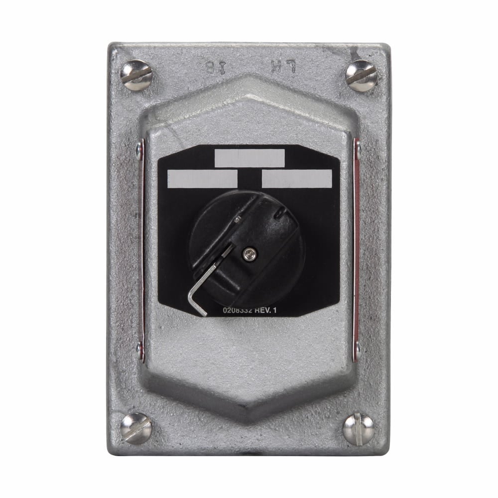 DSD926 4-Circuit 3-Position Factory Sealed Heavy Duty Selector Switch Cover and Sub-Assembly Device, 600 VAC, 10 A, 8NO-4NC Contact, 1 Operators, 3/7B/7C/7D/9E/9F/9G NEMA Rating