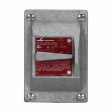 DSD936 3-Way General Use Snap Switch Cover and Sub-Assembly Device, 120 to 277 VAC, 20 A, 3/7B/7C/7D/9E/9F/9G NEMA Rating