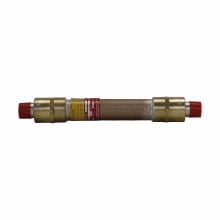 ECHF118 Luminaire Support, For Use With ECHF Series Pendant Mounted Flexible Luminaires, 18 in L Flexible, 1/2 in Nipple, 125 lb Load, Brass/Bronze