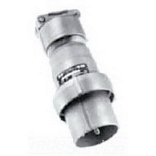 4 Pole 3 Wire Clamping Ring Plug; 100 Amp, 600 Volt AC/ 250 Volt DC