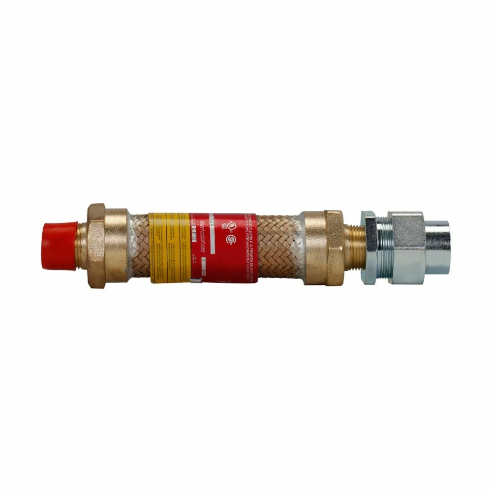 ECLK38 Explosionproof Male to Female Flexible Coupling, 1 in, For Use With Rigid Conduit, Forged Brass