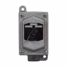 EDS11272 FlexStation 1-Gang Dead End Factory Sealed Heavy Duty Selector Switch Control Station, 600 VAC, 4NO-4NC Contact, 3/7B/7C/7D/9E/9F/9G NEMA Rating